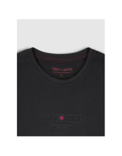 T-shirt manches courtes jim mc noir enfant - Teddy Smith