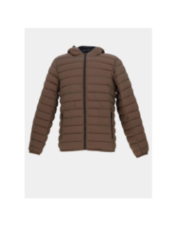 Doudoune à capuche blighter chatain marron garçon - Teddy Smith