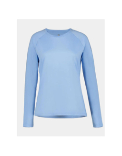 T-shirt de running a manches longues muotka bleu femme - Rukka