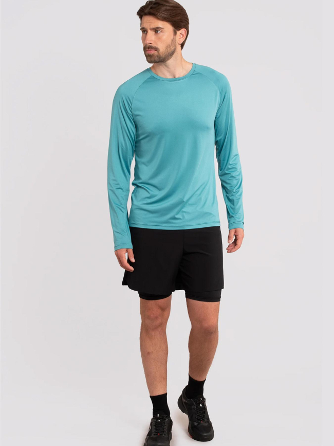 T-shirt de running à manches longues muosto bleu homme - Rukka