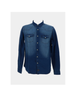 Chemise denim western bleu homme - Rms 26