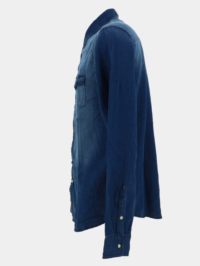 Chemise denim western bleu homme - Rms 26
