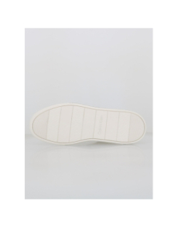 Baskets en cuir logo granite blanc homme - Calvin Klein