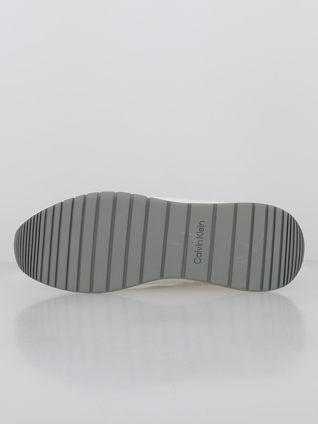 Baskets basses top lace up mix gris homme - Calvin Klein