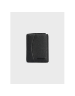 Portefeuille en cuir minimal focus bifold noir homme - Calvin Klein