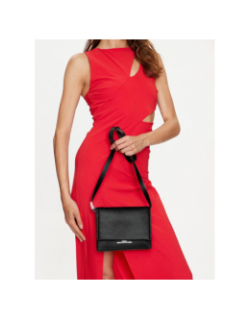 Sac bandoulière linear crossbody noir femme - Calvin Klein