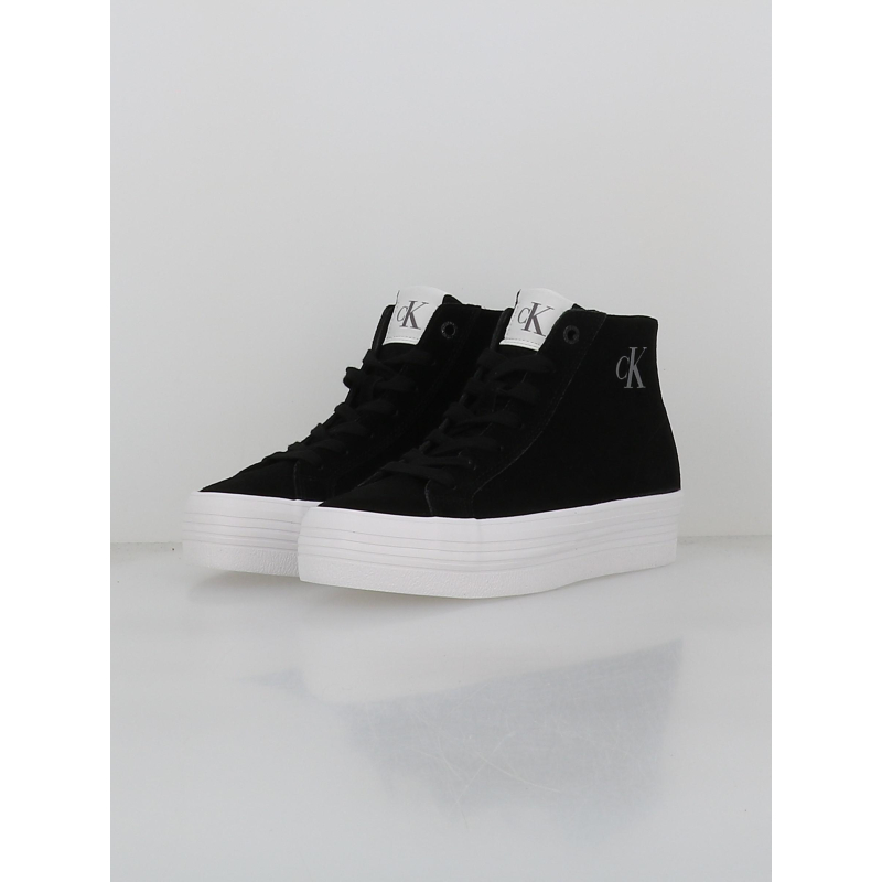 Baskets montantes vulc plaform noir femme Calvin Klein Jeans
