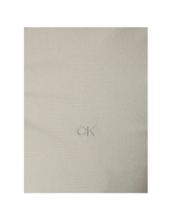 Chemise poplin stretch slim gris homme - Calvin Klein