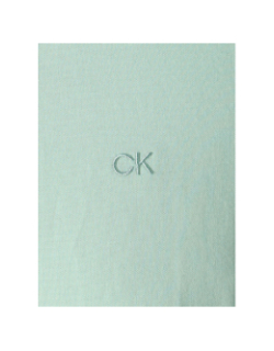 Chemise poplin stretch slim vert d'eau homme - Calvin Klein