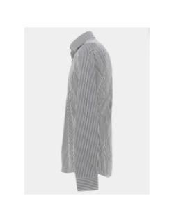 Chemise poplin stripe noir blanc homme - Calvin Klein