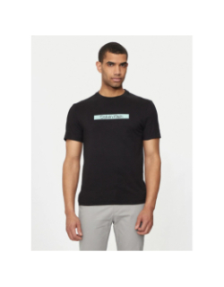 T-shirt cut out shadow logo noir homme - Calvin Klein