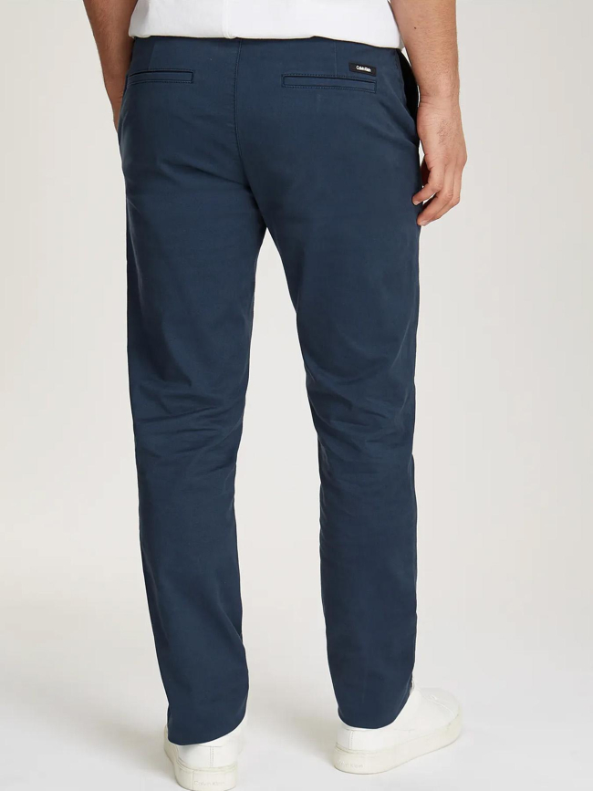 Pantalon slim modern twill bleu homme - Calvin Klein