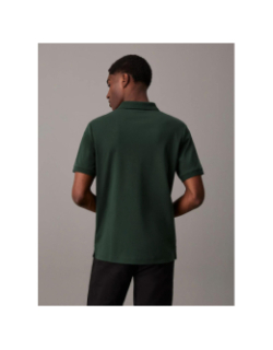 Polo slim fit liquid touch vert homme - Calvin Klein