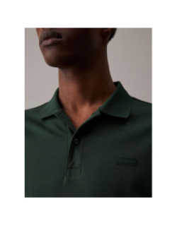 Polo slim fit liquid touch vert homme - Calvin Klein
