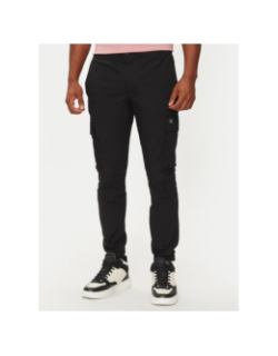 Pantalon cargo skinny en ripstop noir homme - Calvin Klein Jeans
