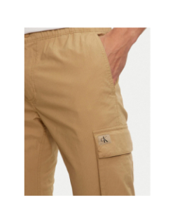 Pantalon cargo skinny beige homme - Calvin Klein Jeans