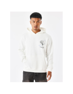 Sweat à capuche cheval pégase blanc homme - Project X Paris