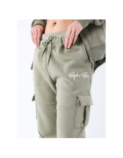 Pantalon de Jogging double ceinture logo kaki femme - Project X Paris