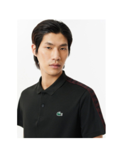 Polo sport regular logo noir homme - Lacoste
