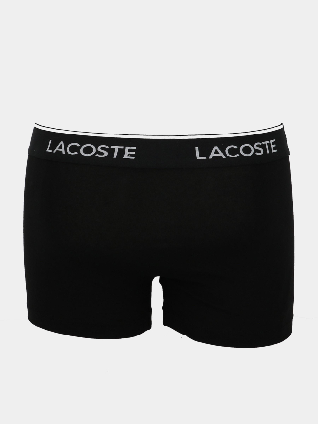 Pack de 2 boxers cotton stretch noir et gris homme - Lacoste