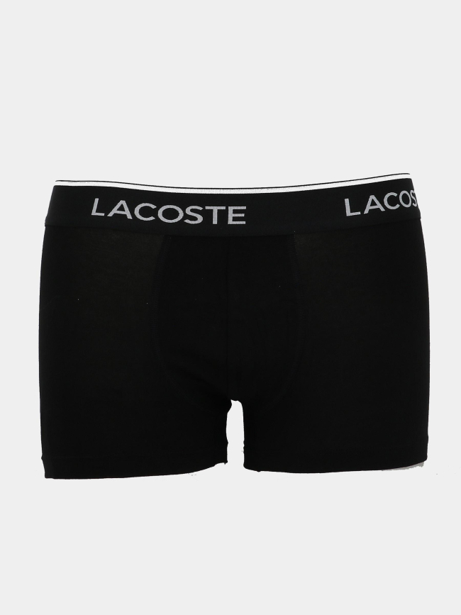Pack de 2 boxers cotton stretch noir et gris homme - Lacoste