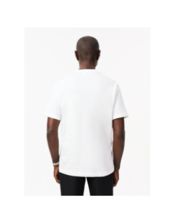 T-shirt classic fit logoté blanc homme - Lacoste