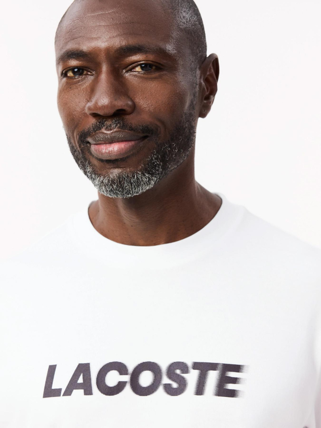T-shirt classic fit logoté blanc homme - Lacoste