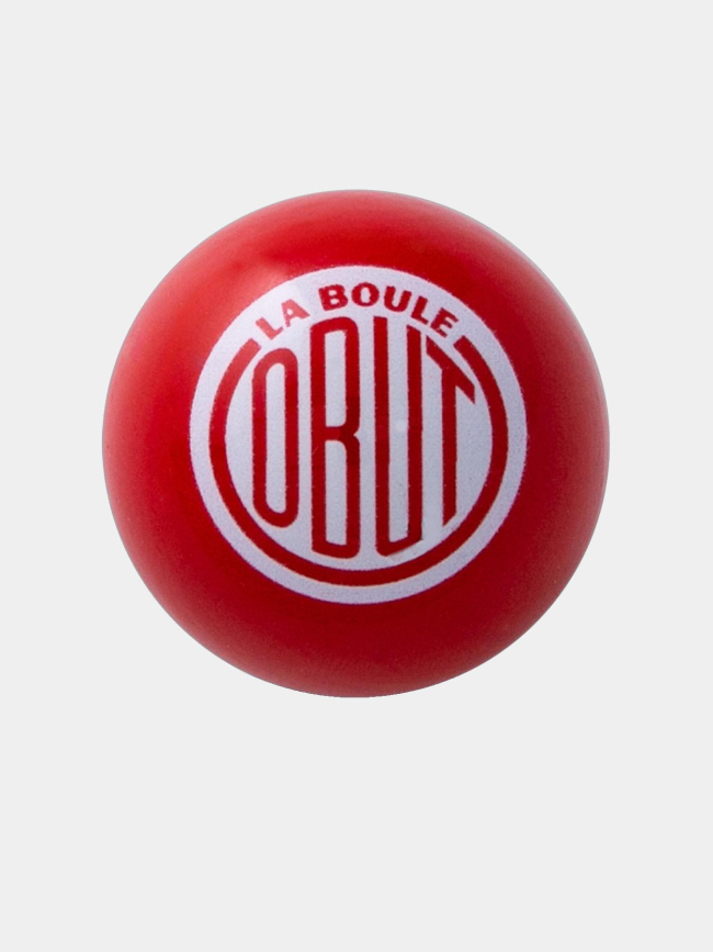 Porte clé logo vintage pétanque rouge - Obut