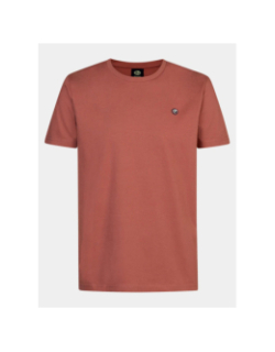 T-shirt à manches courtes badge rose homme - Petrol Industries