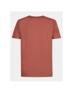 T-shirt à manches courtes badge rose homme - Petrol Industries