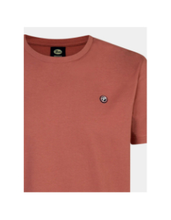 T-shirt à manches courtes badge rose homme - Petrol Industries