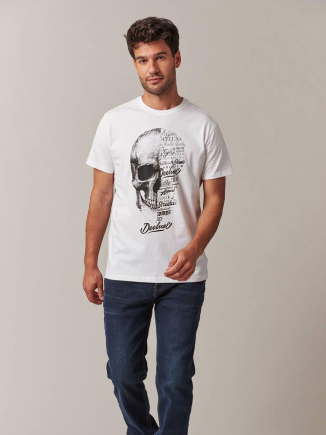 T-shirt vegas blanc homme - Deeluxe