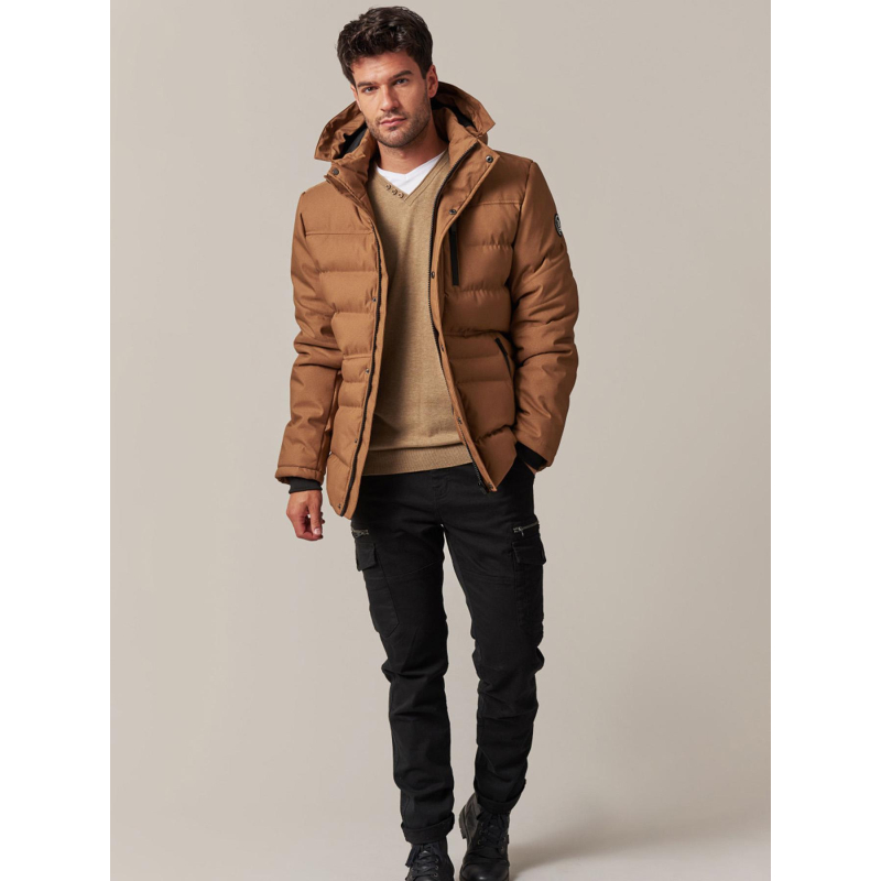 Doudoune chiro marron homme - Deeluxe