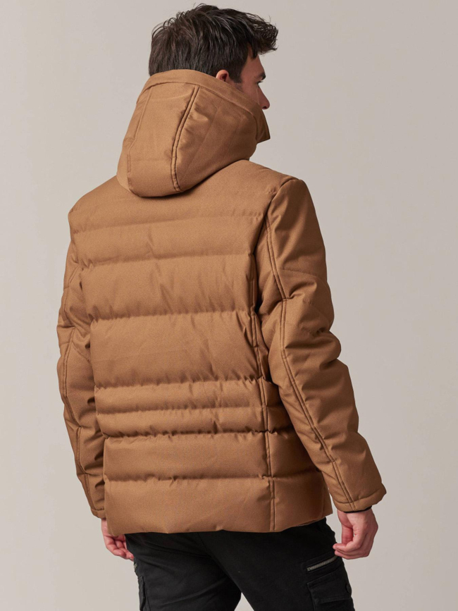 Doudoune chiro marron homme - Deeluxe