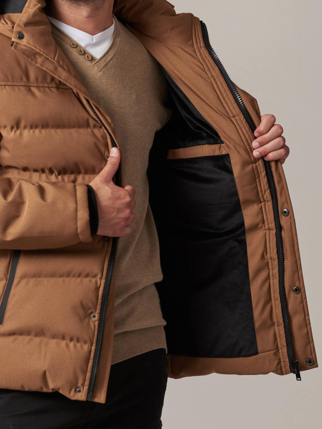 Doudoune chiro marron homme - Deeluxe