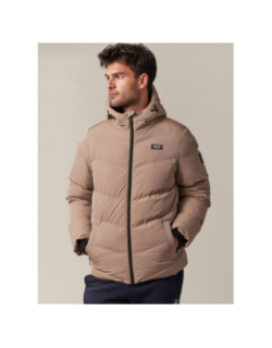 Doudoune intérieur fourré marron homme - Deeluxe