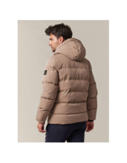 Doudoune intérieur fourré marron homme - Deeluxe