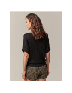 Top pailleté anada noir femme - Deeluxe