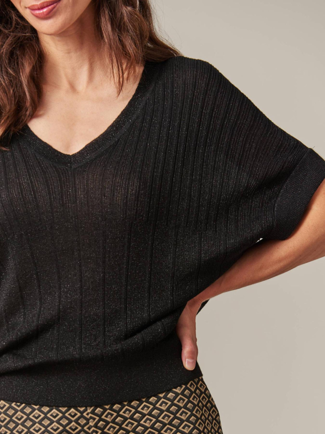 Top pailleté anada noir femme - Deeluxe