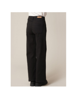 Jean large en denim lizette noir femme - Deeluxe