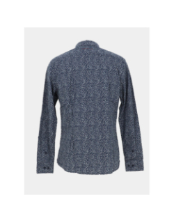 Chemise manches longues imprimés bleu homme - Teddy Smith