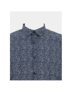 Chemise manches longues imprimés bleu homme - Teddy Smith