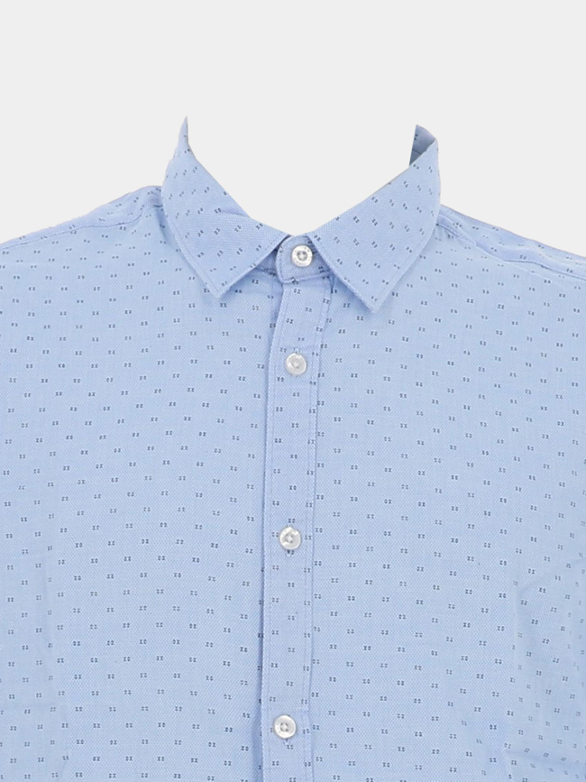 Chemise carton à motif bleu homme - Teddy Smith