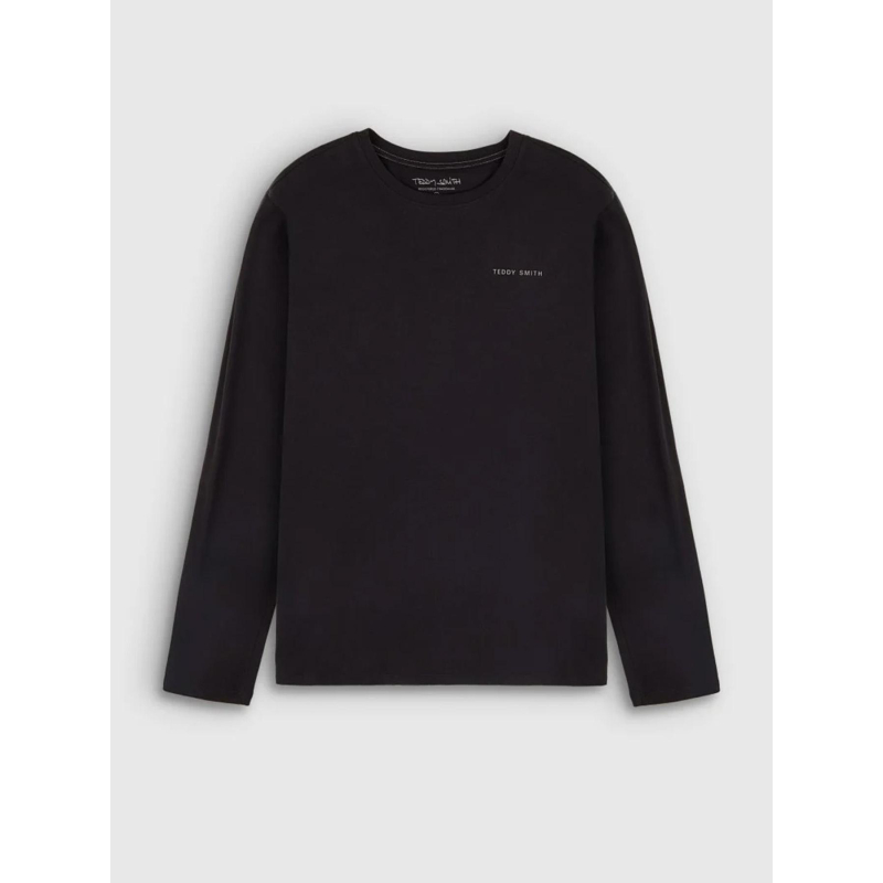 T-shirt à manches longues the tee 2 ml noir homme - Teddy Smith