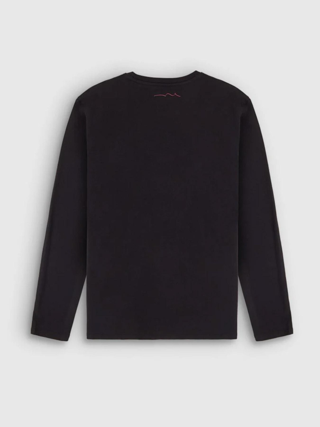 T-shirt à manches longues the tee 2 ml noir homme - Teddy Smith