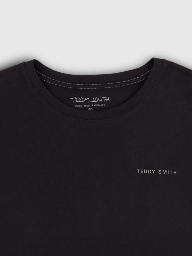 T-shirt à manches longues the tee 2 ml noir homme - Teddy Smith