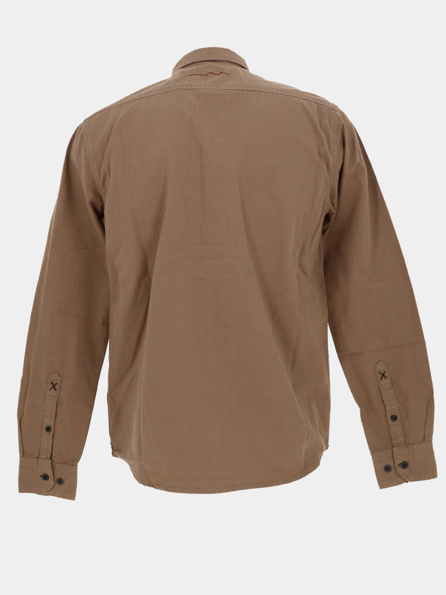 Chemise c-trent beige homme - Teddy Smith