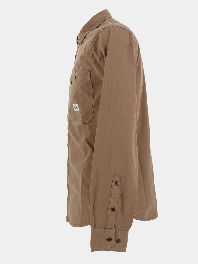 Chemise c-trent beige homme - Teddy Smith