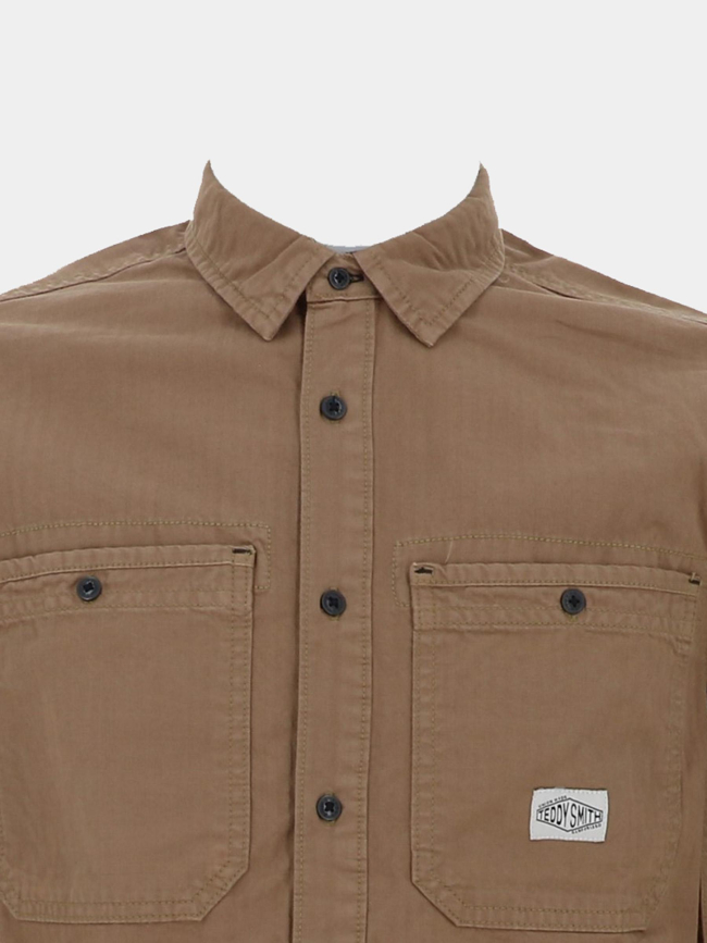 Chemise c-trent beige homme - Teddy Smith