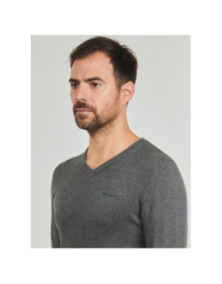 Pull fin à col en v pulser 3 anthracite homme - Teddy Smith